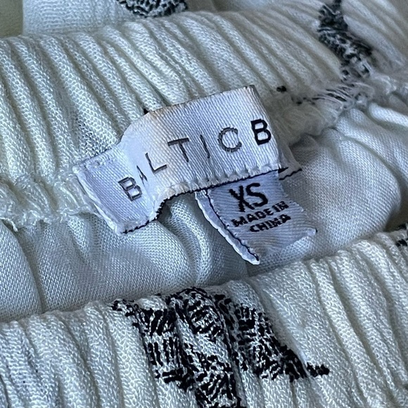 Baltic Born Leaf Print Off Shoulder Maxi Dress 18964 - Picture 12 of 14